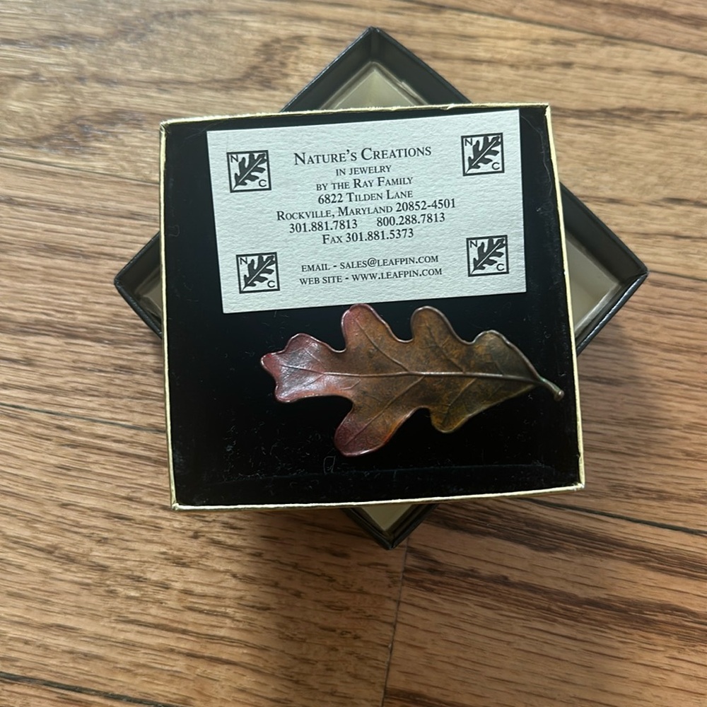 Leaf Brooch